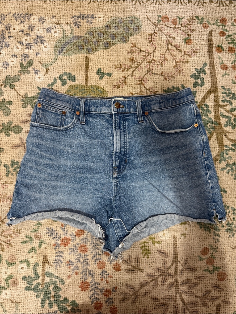 Madewell Perfect Mid Rise Denim Shorts